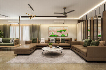 Luxury residential bedroom interior design project by Vinay Interiors