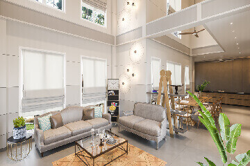 Luxury residential interior lighting and false ceiling design